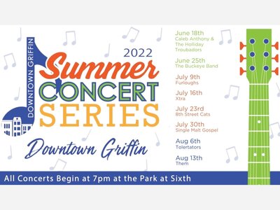 Downtown Griffin's 2022 Summer Concert Series featuring Single Malt Gospel