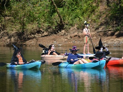 3rd Annual Macon Witches Float Brings Spooky Fun to the Ocmulgee River