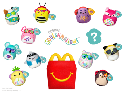PRESS RELEASE: They’re Here! McDonald’s Launches Squishmallows Happy Meal in the U.S. on December 26th