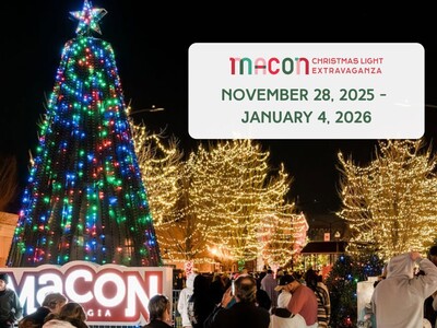 2025 Macon Christmas Light Extravaganza in Downtown Macon (11/28-1/4)