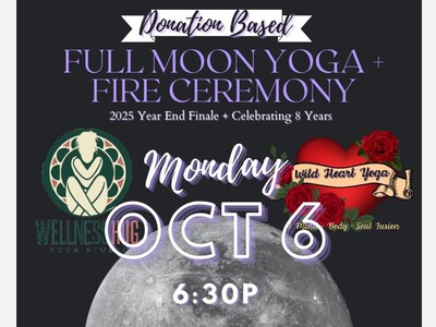 Full Moon Yoga + Fire Ceremony on Coleman Hill