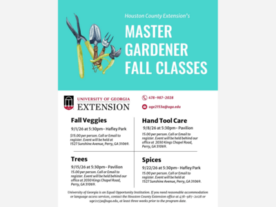 PRESS RELEASE: Gardening Classes Offered in September