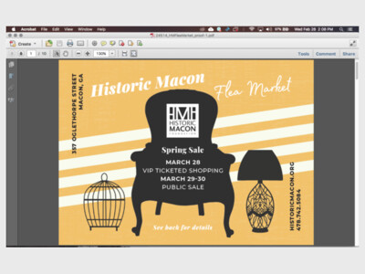 Historic Macon spring Flea Market
