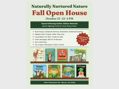 Free Storytime and Crafts in Nature