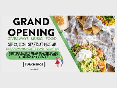 Surcheros Hosts Grand Opening Celebration in Gray!