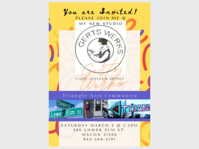 Gerts Werks Art Studio Opening at Triangle Arts