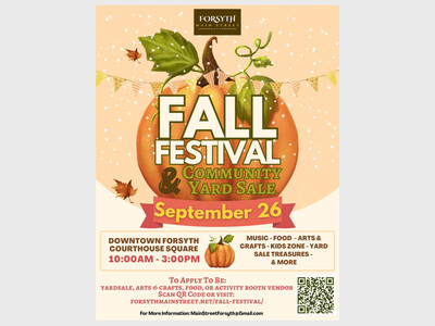 Forsyth Main Street Fall Festival & Community Yard Sale