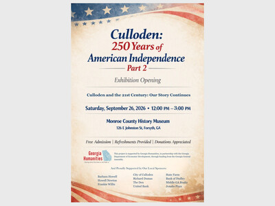 Monroe County Historical Society: Culloden: 250 Years of American Independence, Part 2 