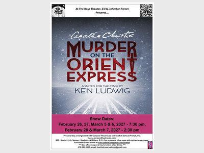 The Backlot Players Present: Murder On The Orient Express (02/26-02/28 & 03/05-03/07)