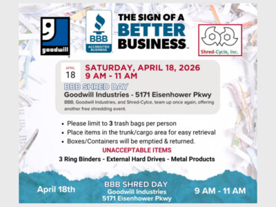 BBB Shred Day at Goodwill Industries