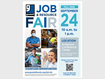 Goodwill Fall 2026 Job & Resource Fair 