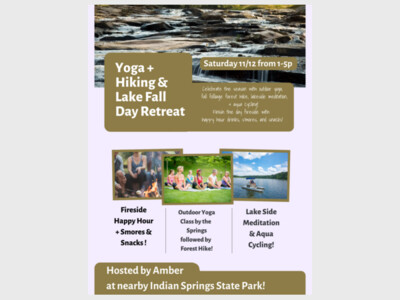 1/2 Day Yoga Retreat at Indian Springs State Park