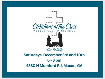 Christmas at the Cross Luminaries, Lights and Live Nativity