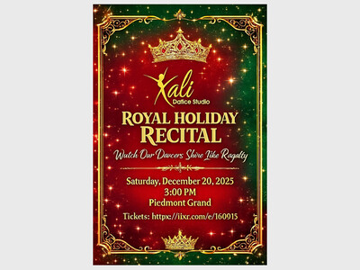 Kali Dance presents Royal Holiday at The Piedmont Grand Opera House