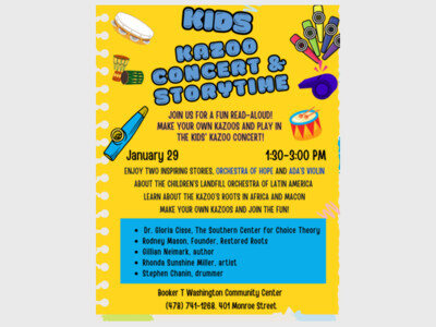 Kids Kazoo Concert and Readaloud