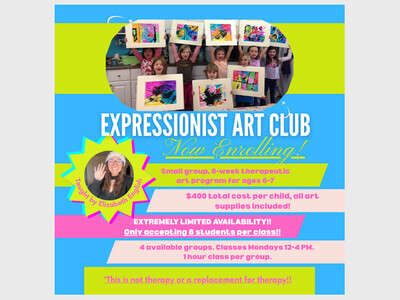 Expressionist Art Club Begins!