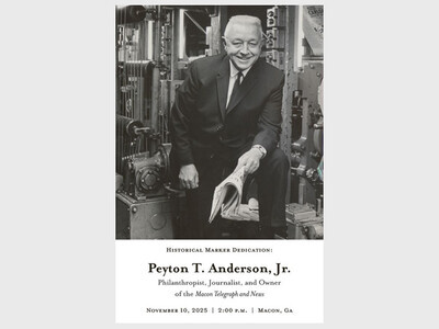 Historical Marker Dedication: Peyton Anderson 